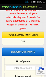 Ingresos FreeBitcoin